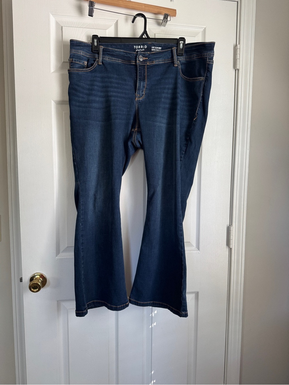 torrid Dark Blue Slim Boot Jeans